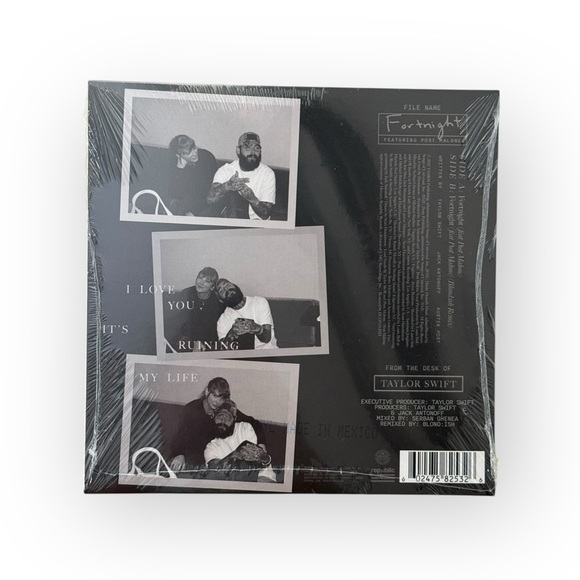 SEALED Taylor Swift Post Malone Fortnight 7in Vinyl Record Store Day 2025 RSD - Picture 3 of 3